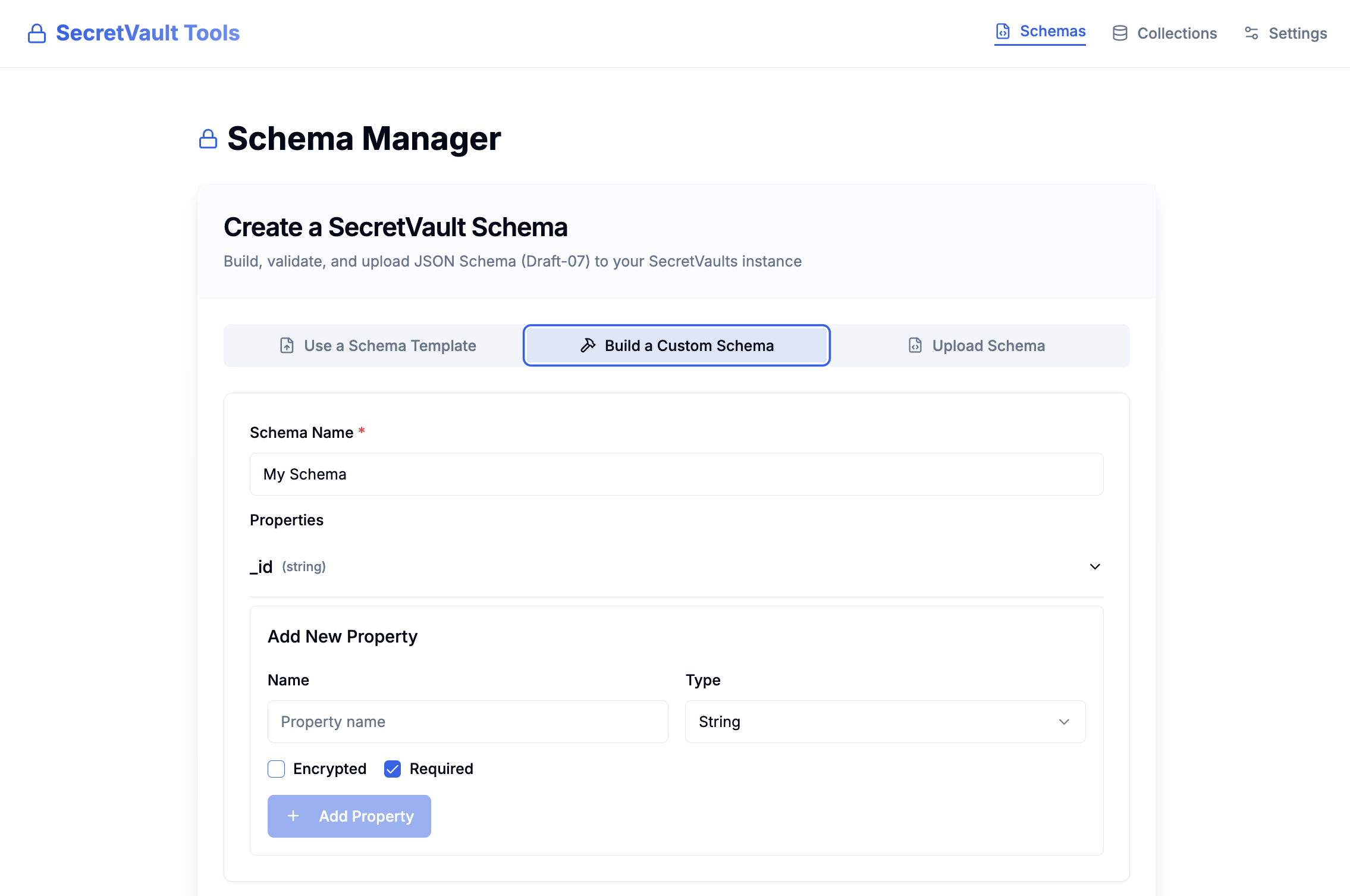 Schema Tools UI